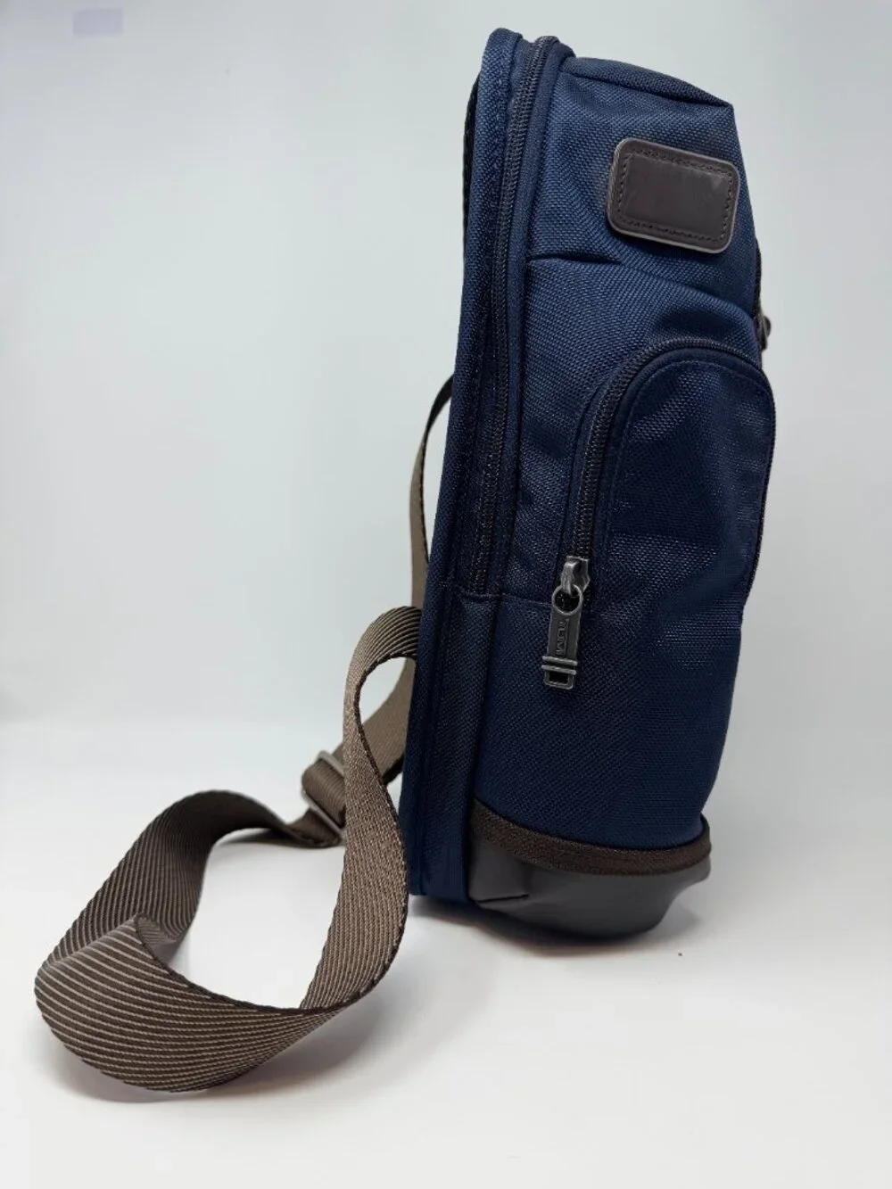 TUMI Monterey Alpha Bravo Sling Bag Navy Authentic